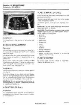2006 Bombardier Outlander Max Series Factory Service Manual, Page 437