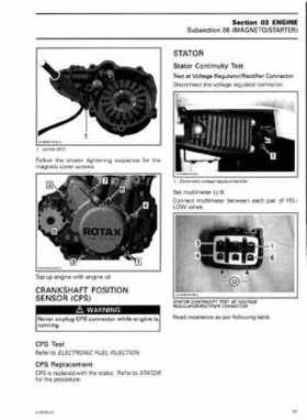 2008 Can-Am DS450 EFI, DS450 EFI X Shop Manual, Page 71