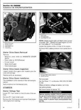 2008 Can-Am DS450 EFI, DS450 EFI X Shop Manual, Page 80