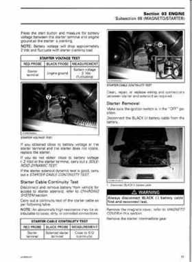 2008 Can-Am DS450 EFI, DS450 EFI X Shop Manual, Page 81
