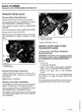2008 Can-Am DS450 EFI, DS450 EFI X Shop Manual, Page 116