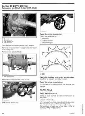 2008 Can-Am DS450 EFI, DS450 EFI X Shop Manual, Page 271