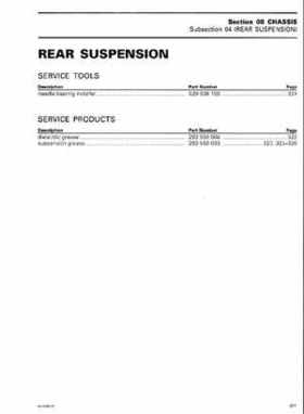 2008 Can-Am DS450 EFI, DS450 EFI X Shop Manual, Page 307
