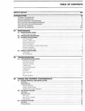 2008 Can-Am Outlander 500/650/800, Renegade 500/800 Service Manual, Page 2
