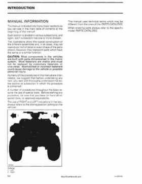 2008 Can-Am Outlander 500/650/800, Renegade 500/800 Service Manual, Page 17