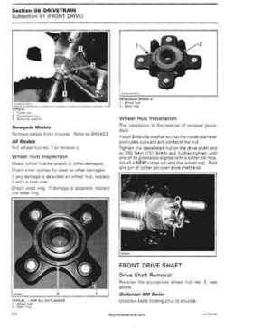 2008 Can-Am Outlander 500/650/800, Renegade 500/800 Service Manual, Page 318