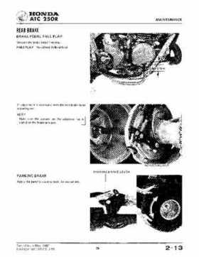 1981-1984 Official Honda ATC250R Shop Manual, Page 25