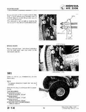 1981-1984 Official Honda ATC250R Shop Manual, Page 26