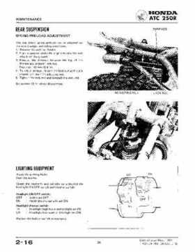 1981-1984 Official Honda ATC250R Shop Manual, Page 28