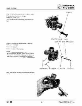 1981-1984 Official Honda ATC250R Shop Manual, Page 38
