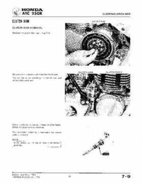 1981-1984 Official Honda ATC250R Shop Manual, Page 73