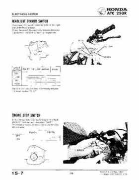 1981-1984 Official Honda ATC250R Shop Manual, Page 180