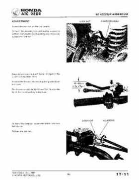 1981-1984 Official Honda ATC250R Shop Manual, Page 195