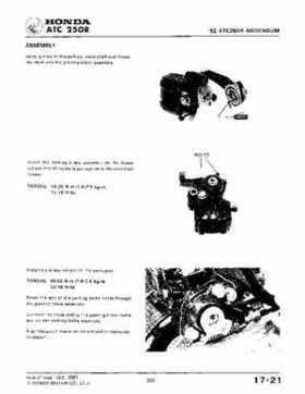 1981-1984 Official Honda ATC250R Shop Manual, Page 205