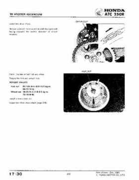 1981-1984 Official Honda ATC250R Shop Manual, Page 214