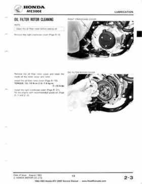 1982-1983 Official Honda ATC 200E Big Red Shop Manual, Page 15