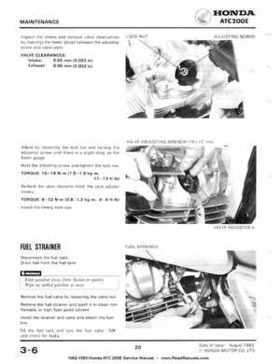 1982-1983 Official Honda ATC 200E Big Red Shop Manual, Page 22