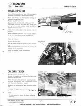 1982-1983 Official Honda ATC 200E Big Red Shop Manual, Page 23
