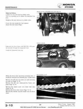 1982-1983 Official Honda ATC 200E Big Red Shop Manual, Page 26