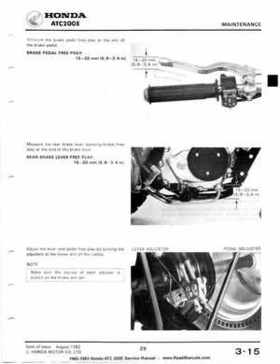 1982-1983 Official Honda ATC 200E Big Red Shop Manual, Page 31