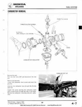 1982-1983 Official Honda ATC 200E Big Red Shop Manual, Page 41