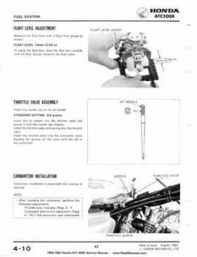1982-1983 Official Honda ATC 200E Big Red Shop Manual, Page 44