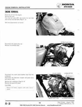 1982-1983 Official Honda ATC 200E Big Red Shop Manual, Page 49