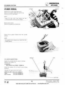 1982-1983 Official Honda ATC 200E Big Red Shop Manual, Page 76