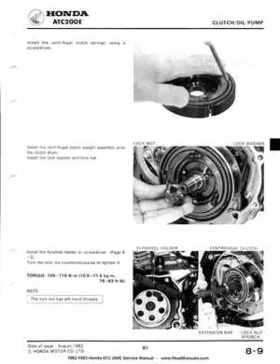 1982-1983 Official Honda ATC 200E Big Red Shop Manual, Page 90