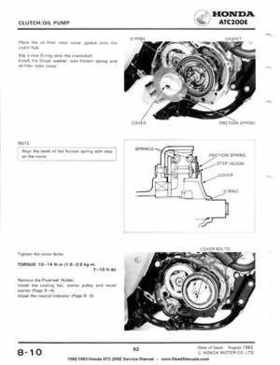 1982-1983 Official Honda ATC 200E Big Red Shop Manual, Page 91