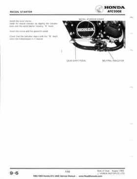 1982-1983 Official Honda ATC 200E Big Red Shop Manual, Page 109