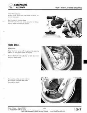 1982-1983 Official Honda ATC 200E Big Red Shop Manual, Page 134