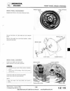 1982-1983 Official Honda ATC 200E Big Red Shop Manual, Page 142