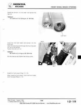 1982-1983 Official Honda ATC 200E Big Red Shop Manual, Page 146