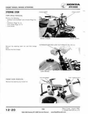 1982-1983 Official Honda ATC 200E Big Red Shop Manual, Page 147
