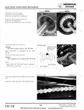 1982-1983 Official Honda ATC 200E Big Red Shop Manual, Page 163