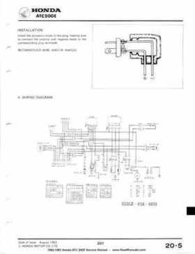 1982-1983 Official Honda ATC 200E Big Red Shop Manual, Page 200