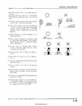 1983-1985 Original Honda ATC 200X Shop Manual, Page 12