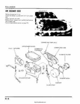 1983-1985 Original Honda ATC 200X Shop Manual, Page 39
