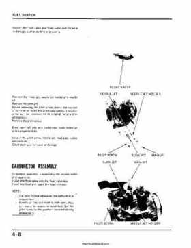 1983-1985 Original Honda ATC 200X Shop Manual, Page 43