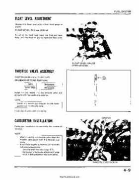1983-1985 Original Honda ATC 200X Shop Manual, Page 44