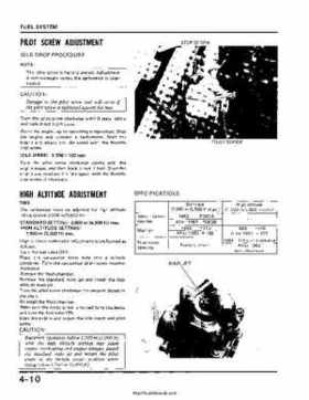 1983-1985 Original Honda ATC 200X Shop Manual, Page 45