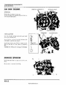1983-1985 Original Honda ATC 200X Shop Manual, Page 105