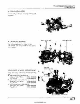 1983-1985 Original Honda ATC 200X Shop Manual, Page 110