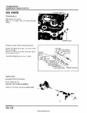 1983-1985 Original Honda ATC 200X Shop Manual, Page 113