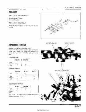 1983-1985 Original Honda ATC 200X Shop Manual, Page 200