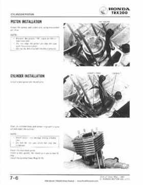 1984 Official Honda TRX200 Shop Manual, Page 82