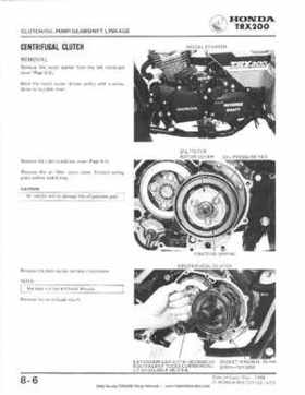 1984 Official Honda TRX200 Shop Manual, Page 90