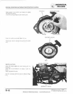 1984 Official Honda TRX200 Shop Manual, Page 112