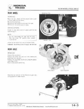 1984 Official Honda TRX200 Shop Manual, Page 206